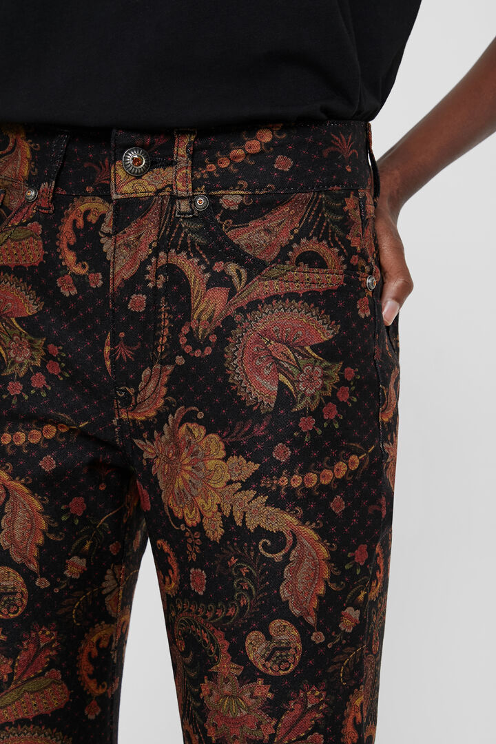 Pantalon skinny ethnique | Desigual