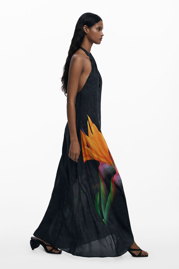 Mintás hosszú ruha | Desigual