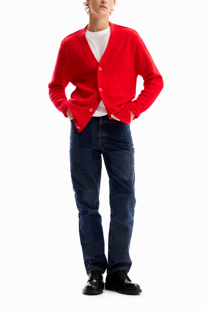 Cardigan uni texturé | Desigual