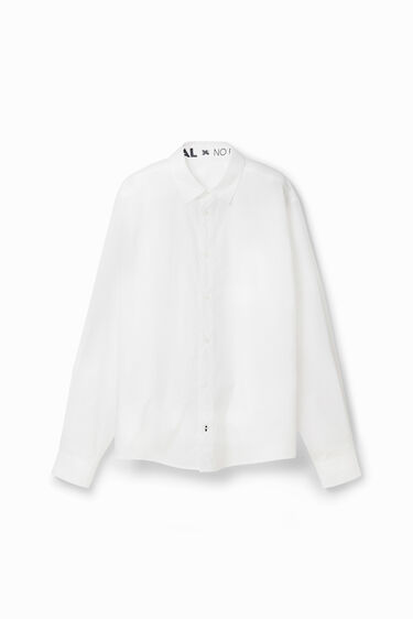 Basic shirt with contrasting details | Desigual