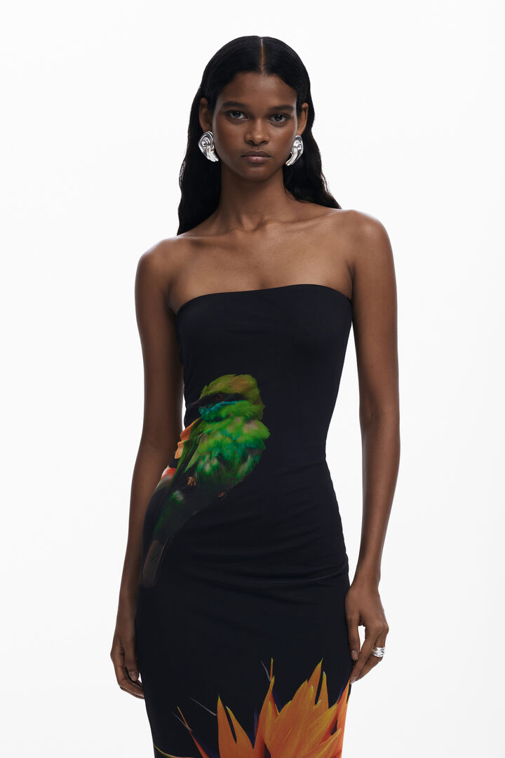 Strapless dress | Desigual