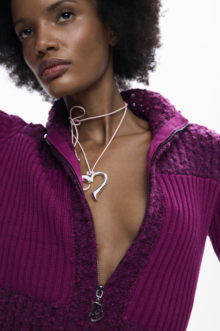 Jersey cremallera punto