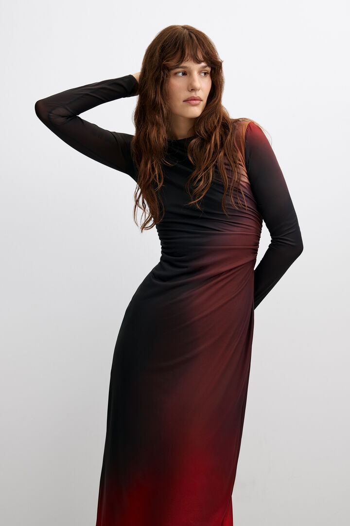 Strickkleid mit langen &auml;rmeln