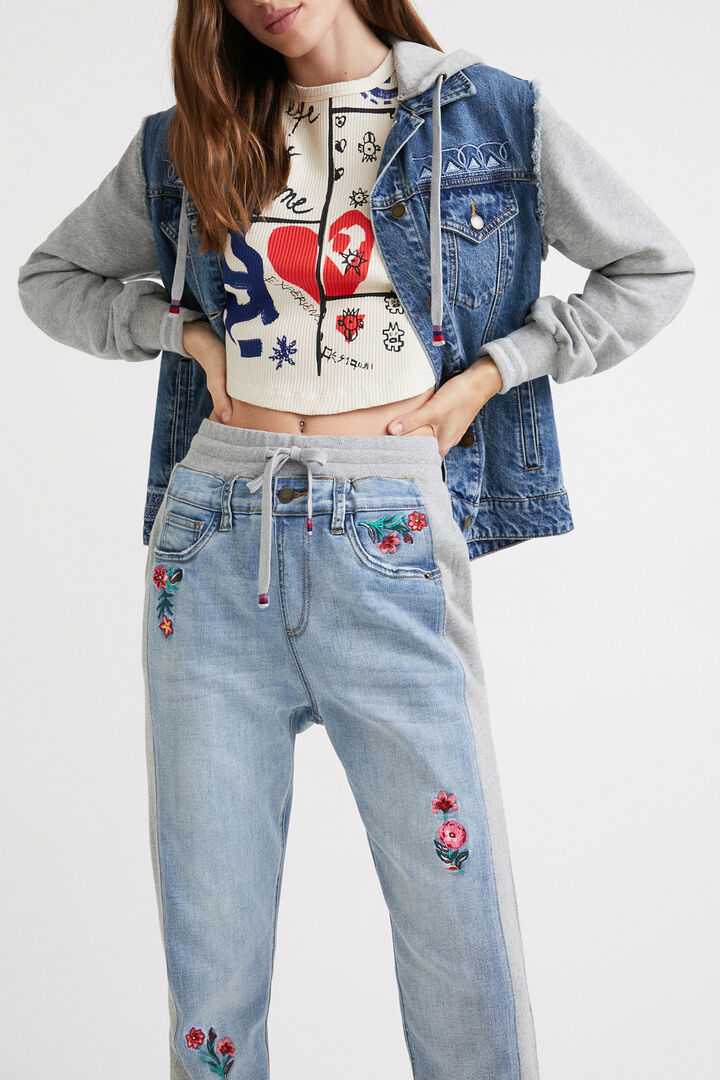 Vaquero jogger floral | Desigual