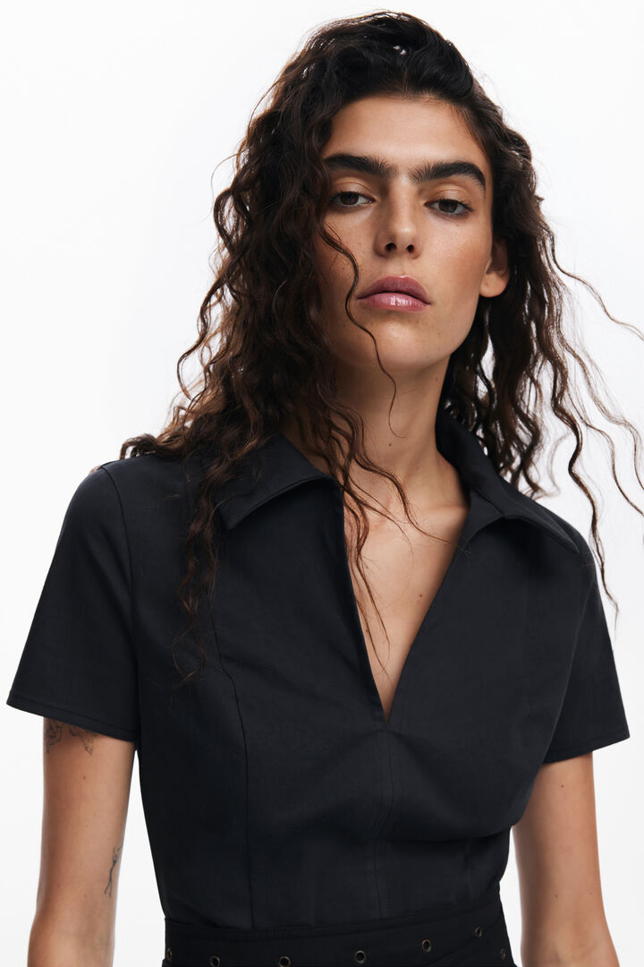 Vestido falda tablas | Desigual