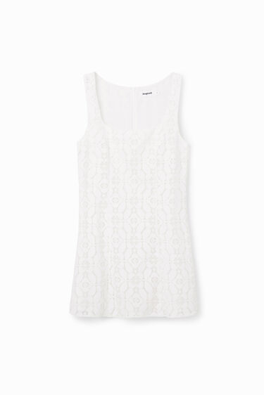 Vestido corto encaje | Desigual