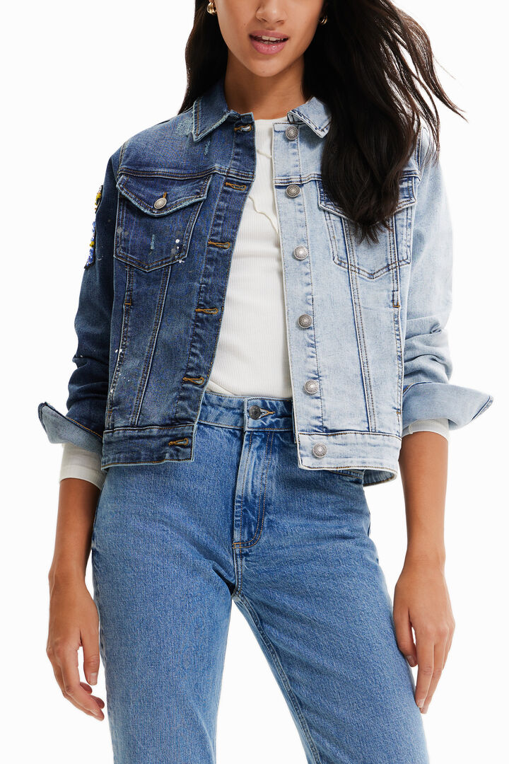 Chaqueta vaquera dos tonos | Desigual