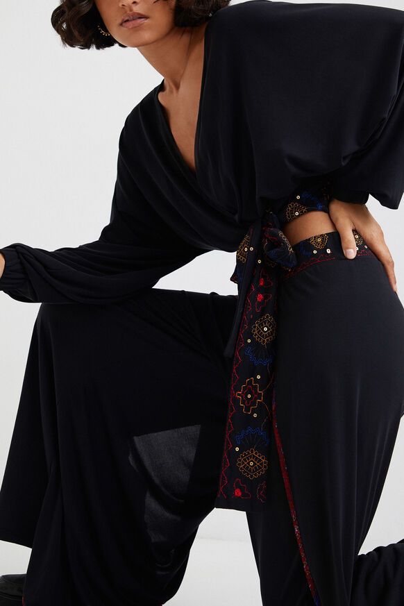 Long double layer trousers | Desigual