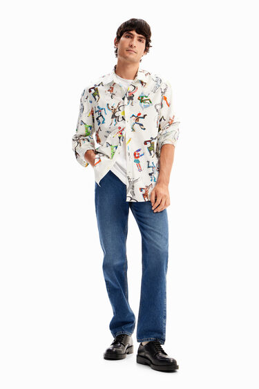Camisa muñecos bailando | Desigual