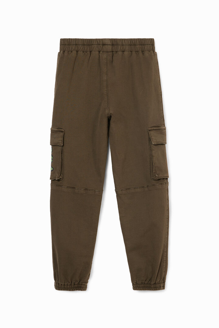 Pantalón largo jogger bolsillos cargo | Desigual