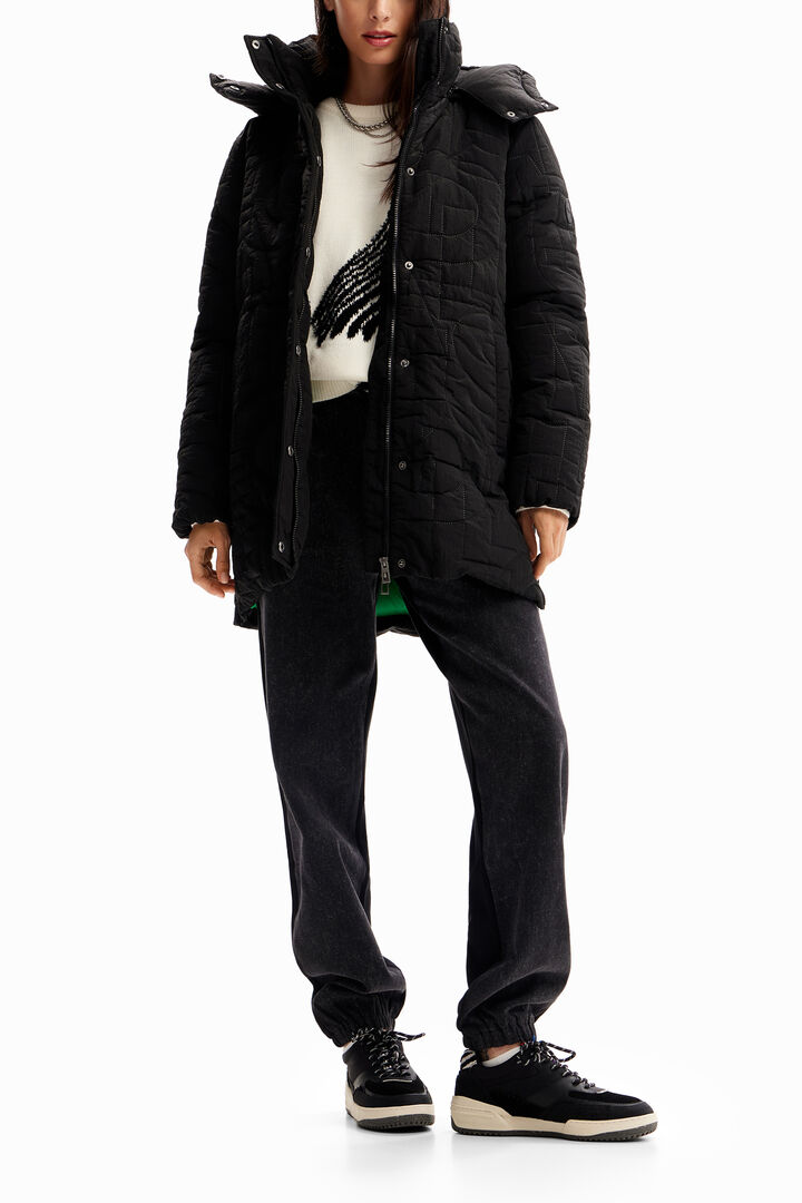Abrigo acolchado cremalleras | Desigual