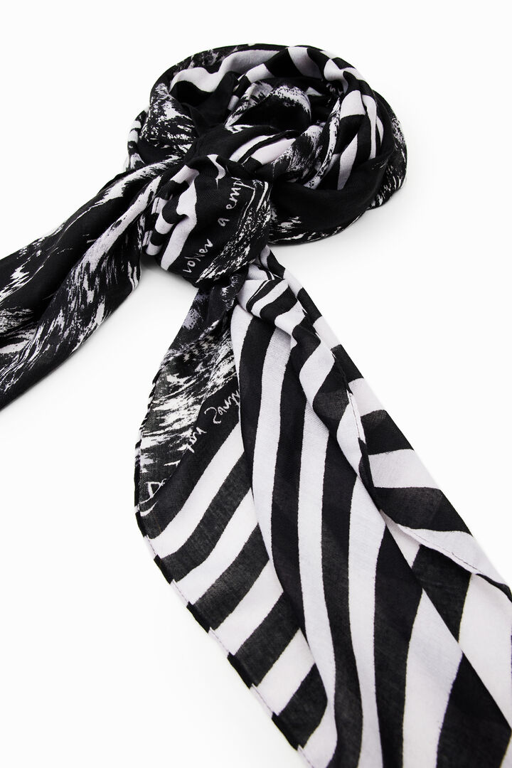 Recycled patchwork foulard | Desigual