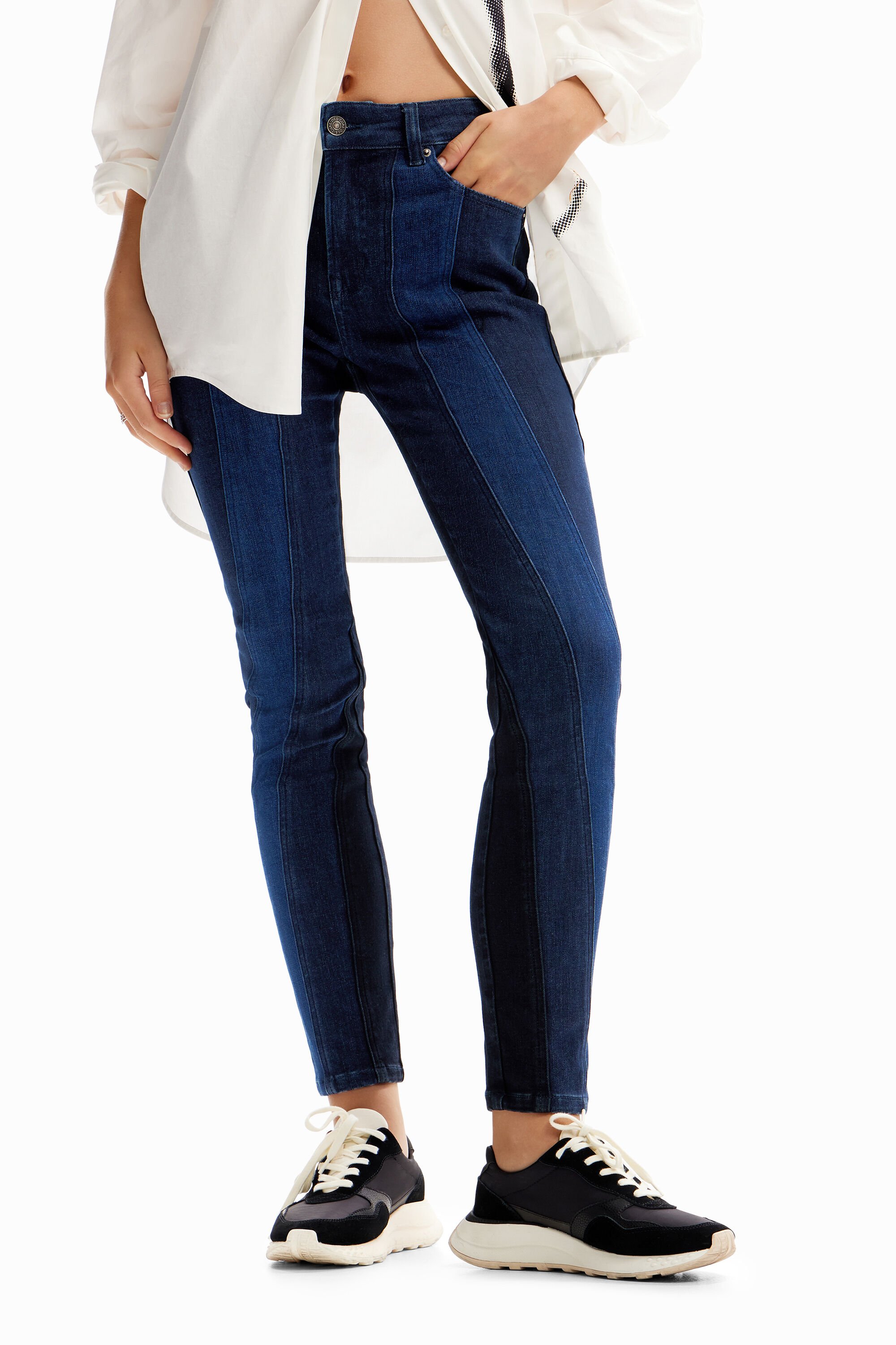 Desigual skinny hot sale jeans