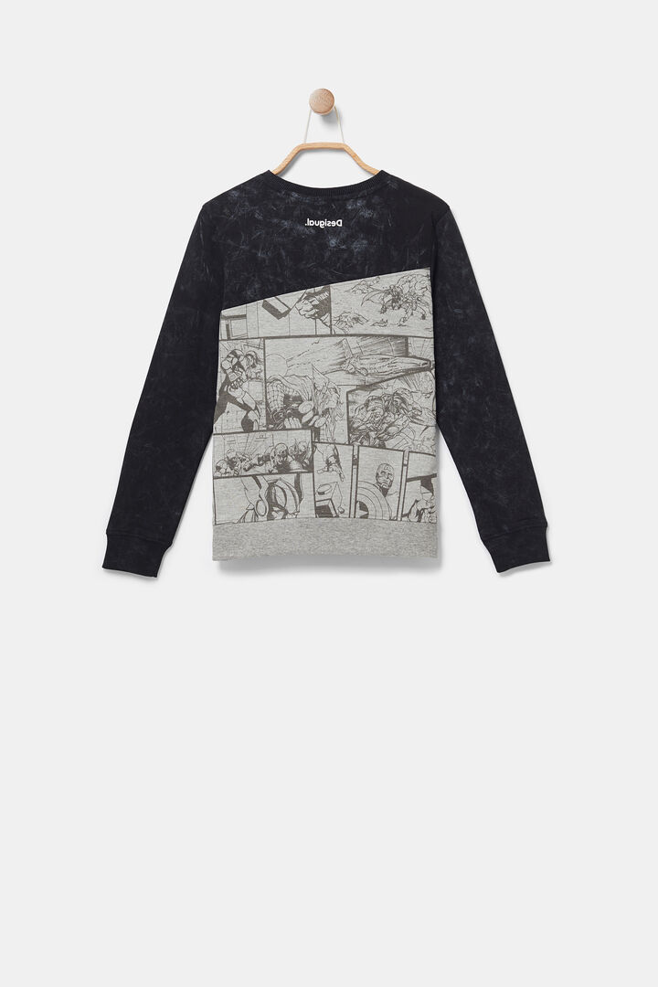 Comic patch mesh jumper | Desigual