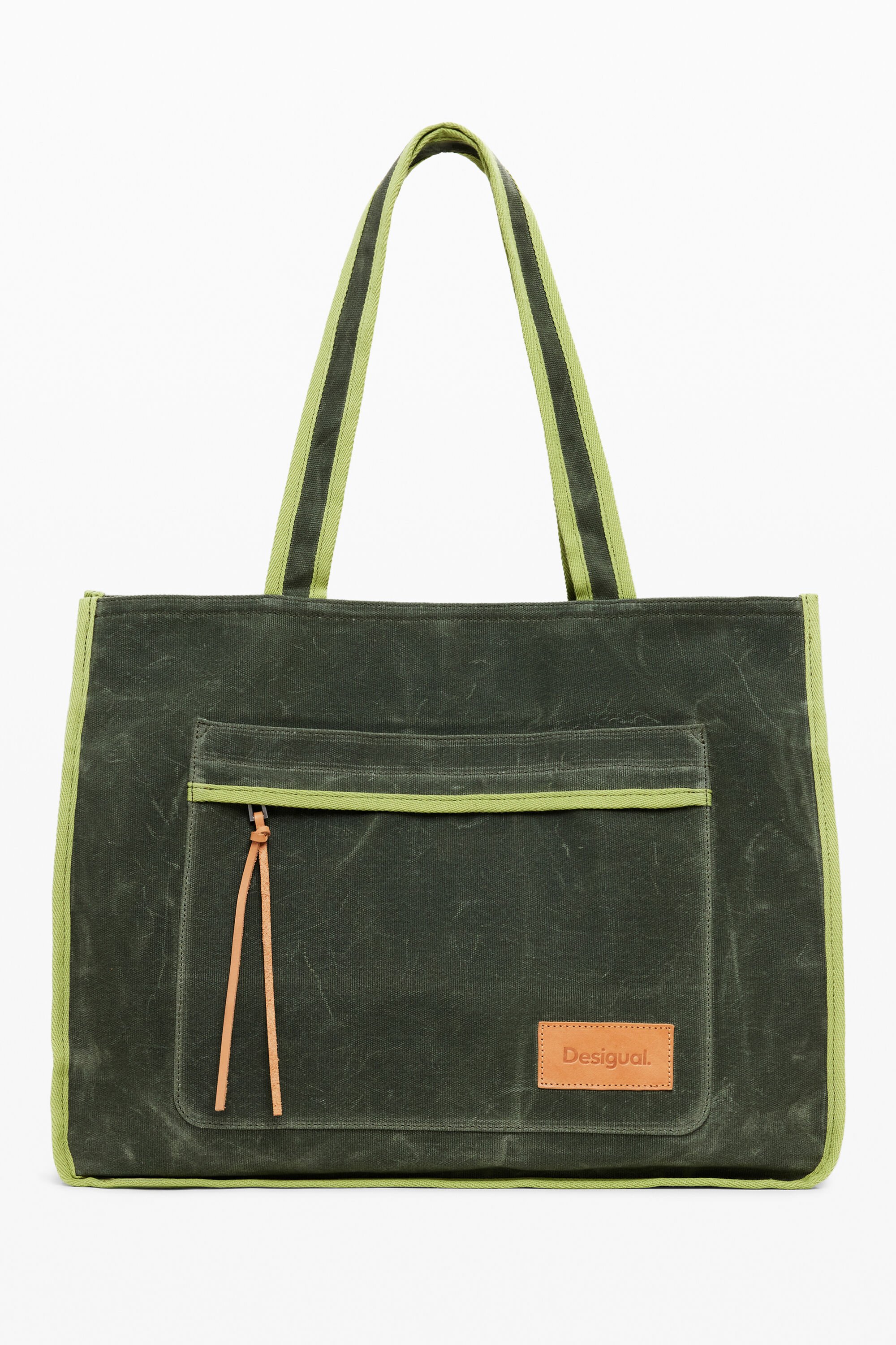 Shopper tas met groot vak