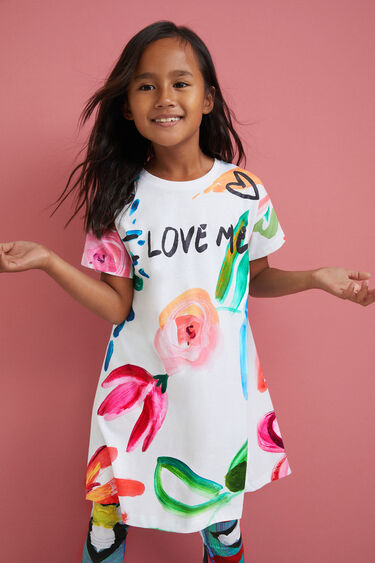 "I love me" dress | Desigual