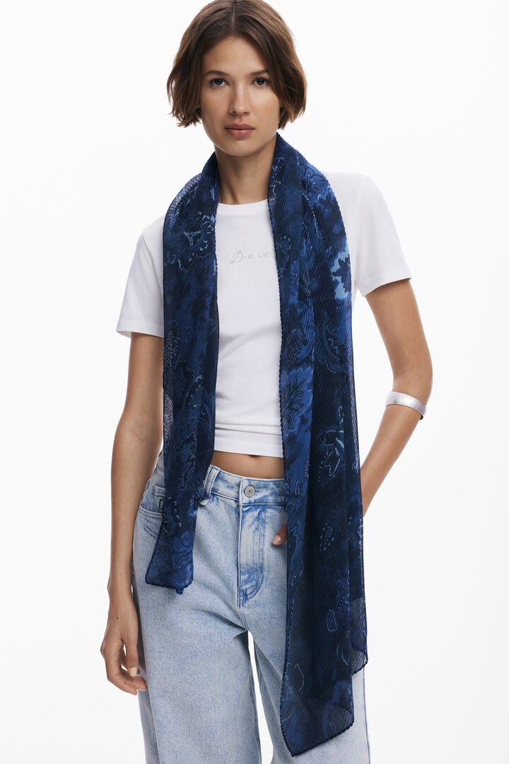 Rakott téglalap alakú paisley kendő | Desigual
