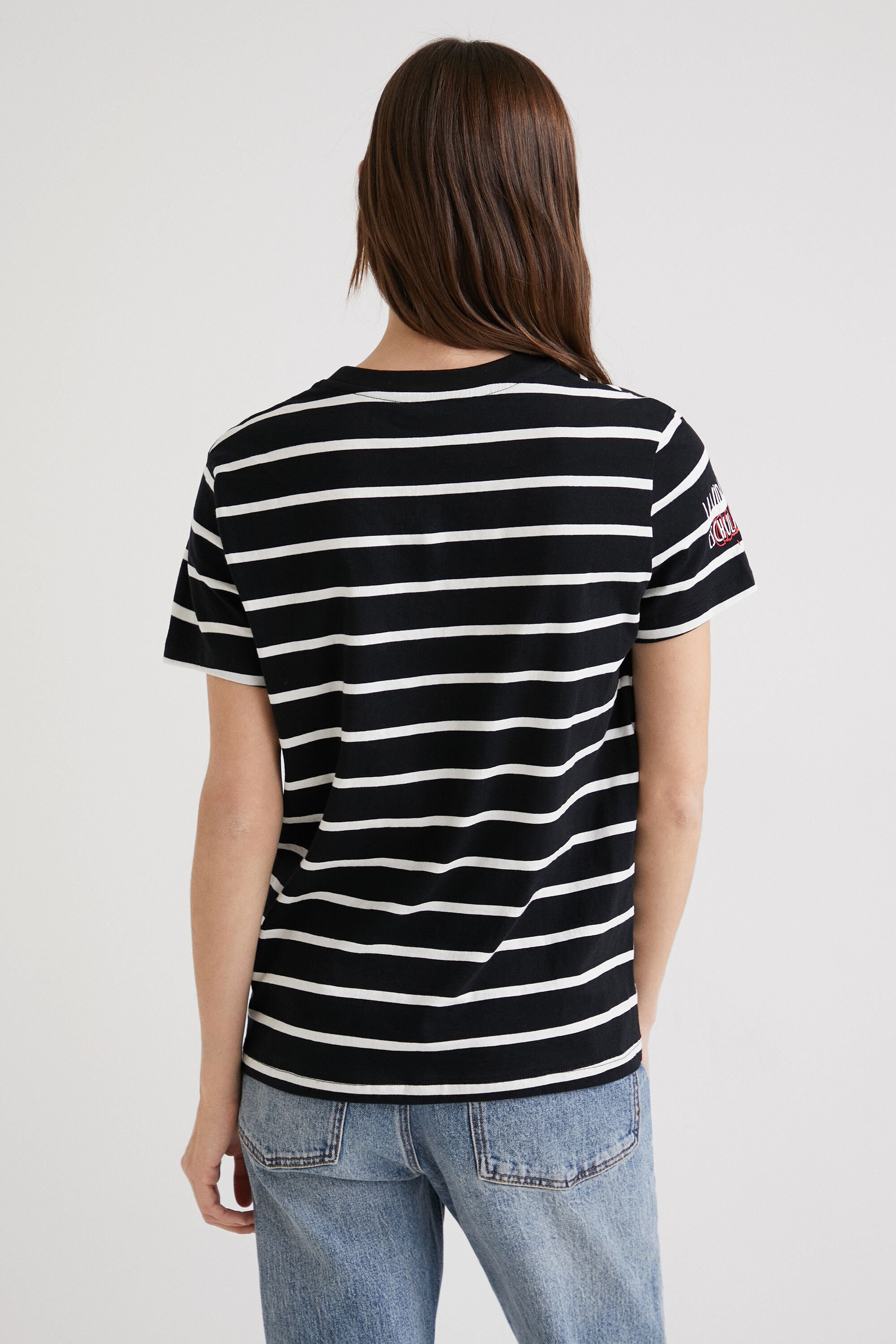 Camiseta rayas Mickey Mouse Desigual