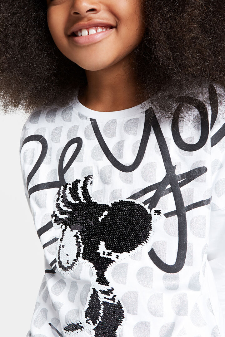 T-shirt Snoopy com lantejoulas reversíveis | Desigual