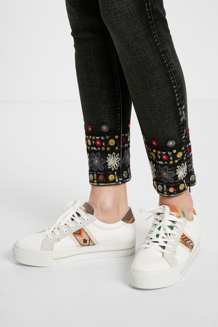 Sneakers suela gruesa étnicas | Desigual