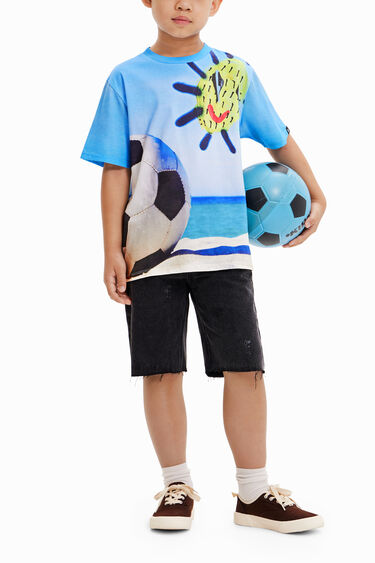 Football photographic T-shirt | Desigual
