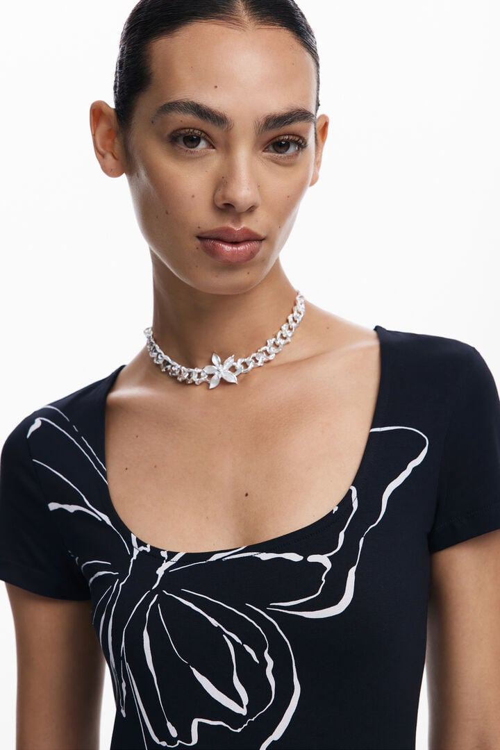 Vestido midi mariposas | Desigual