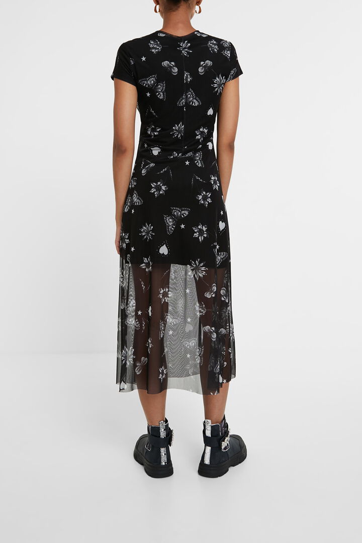 Robe mi-longue florale | Desigual