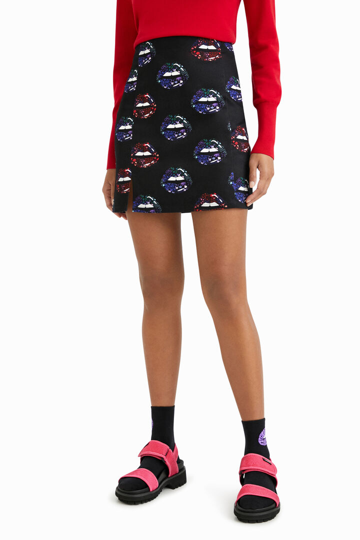 Minifaldilla slim llavis | Desigual