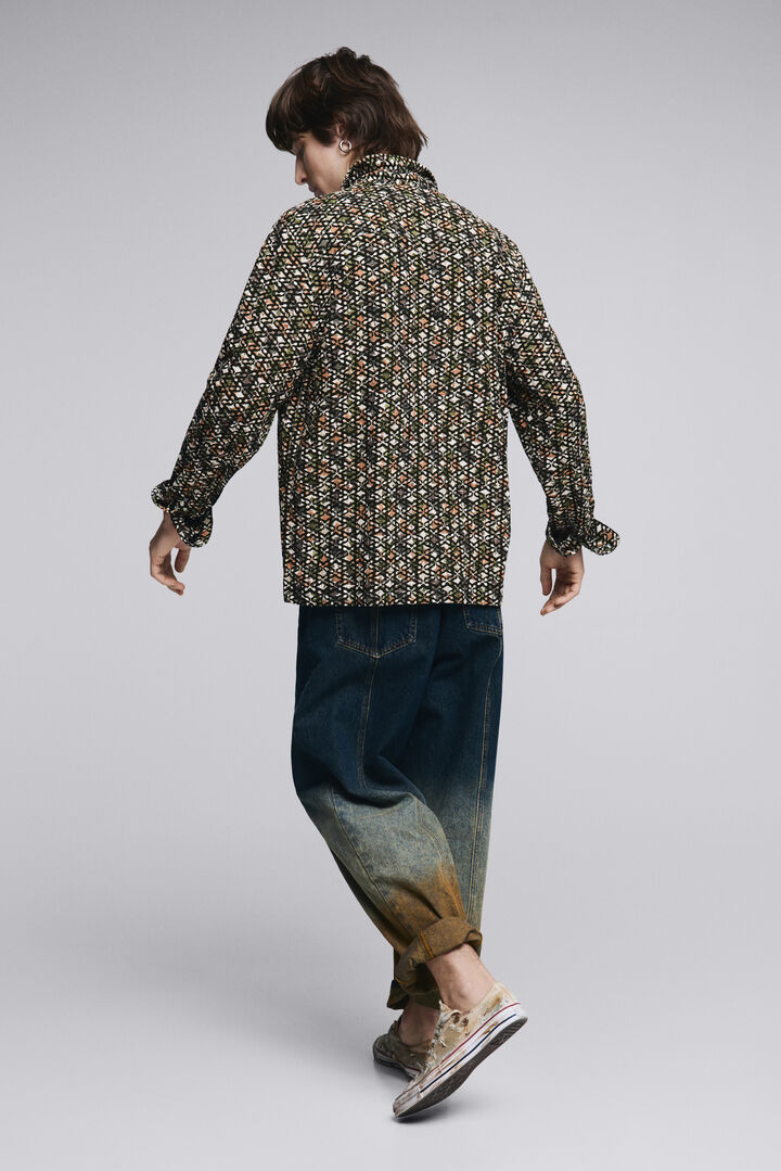 Jacquard men's shirt | Desigual