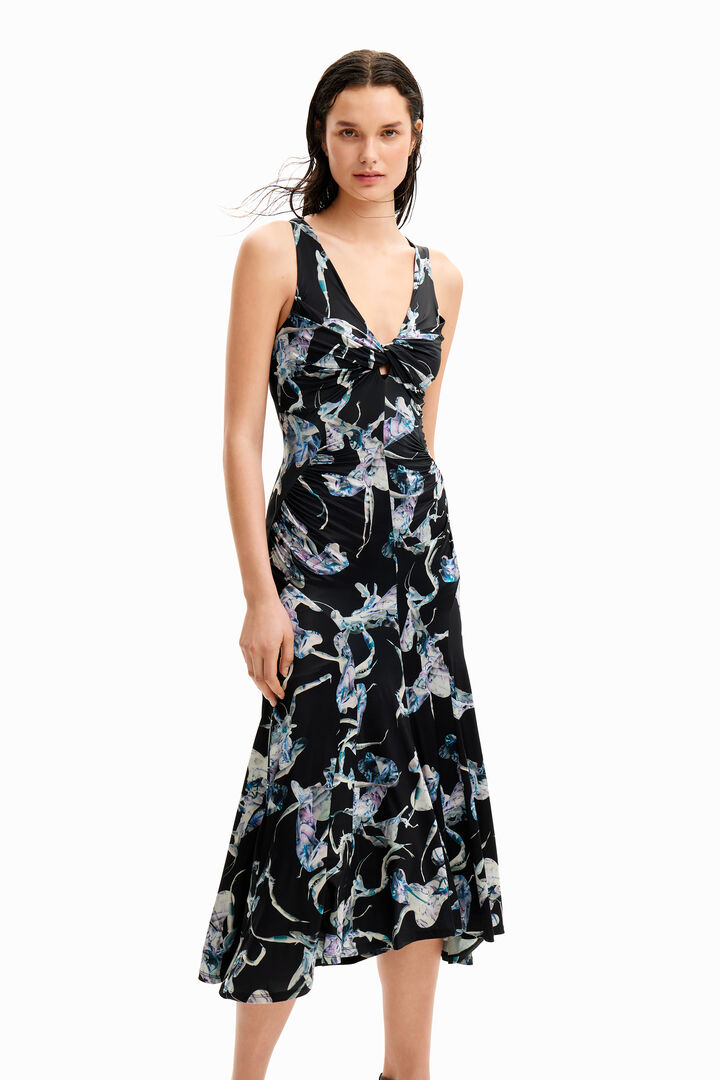 Maitrepierre slim midi dress | Desigual