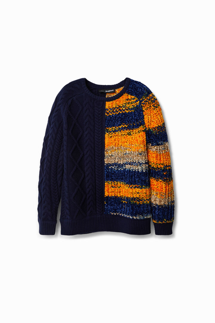 Hybrid chunky knit jumper | Desigual