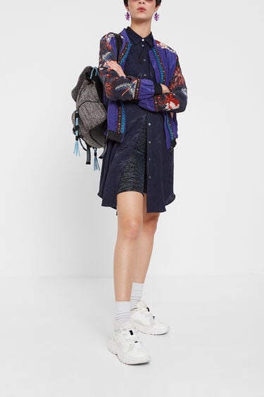 Mediador Edredón Destilar Bomber con estampado oriental