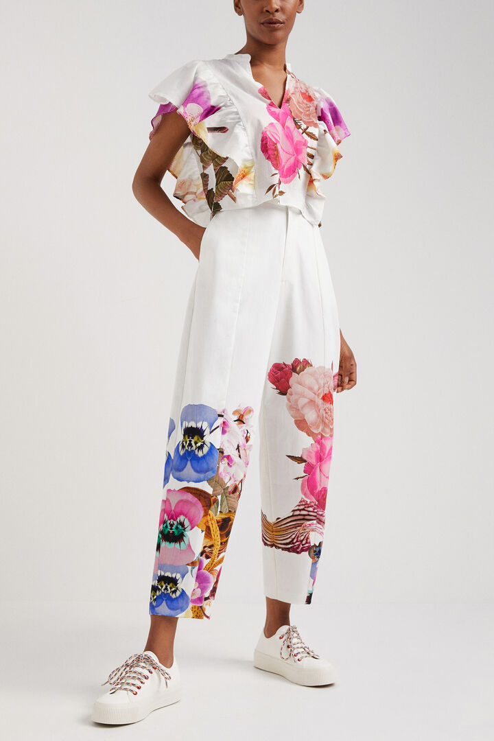 Bluza oblikovalca Christiana Lacroixa s potiskom rož | Desigual