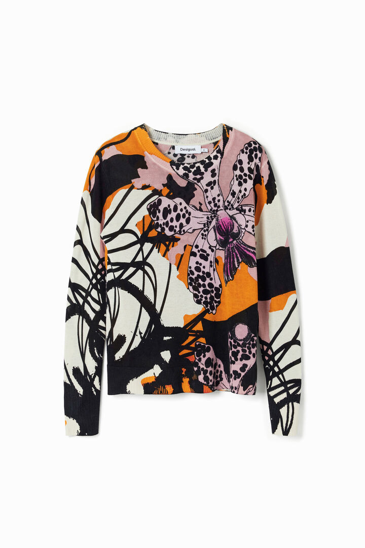 M. Christian Lacroix orchid pullover