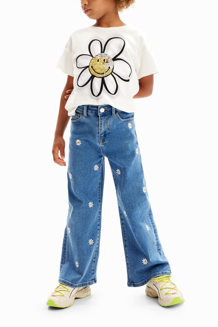 T-Shirt Smiley Originals ® Pailletten | Desigual