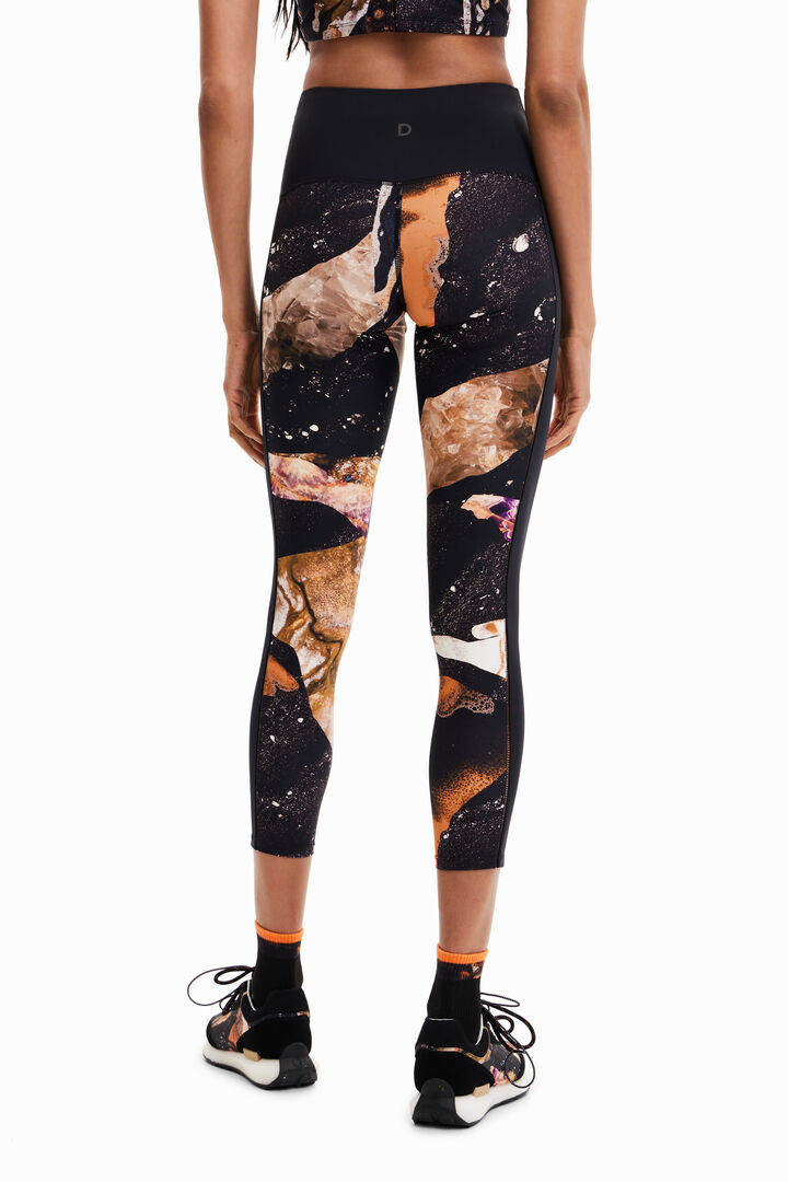 Leggings estampado efecto mineral | Desigual