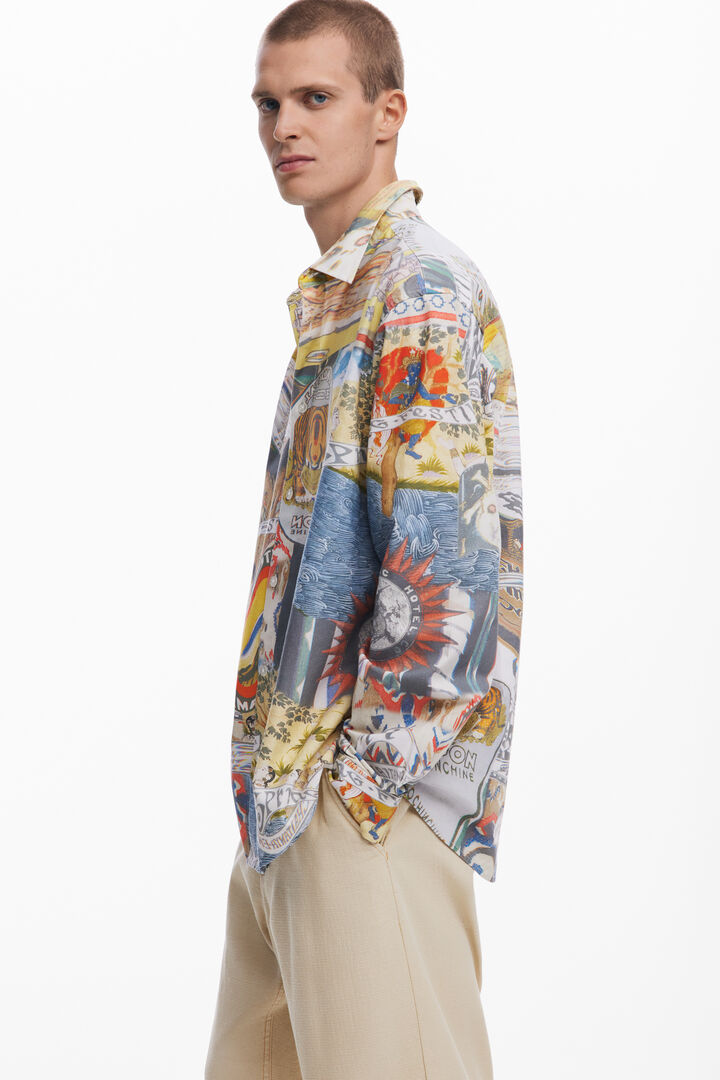 Ethnic collage print shirt | Desigual