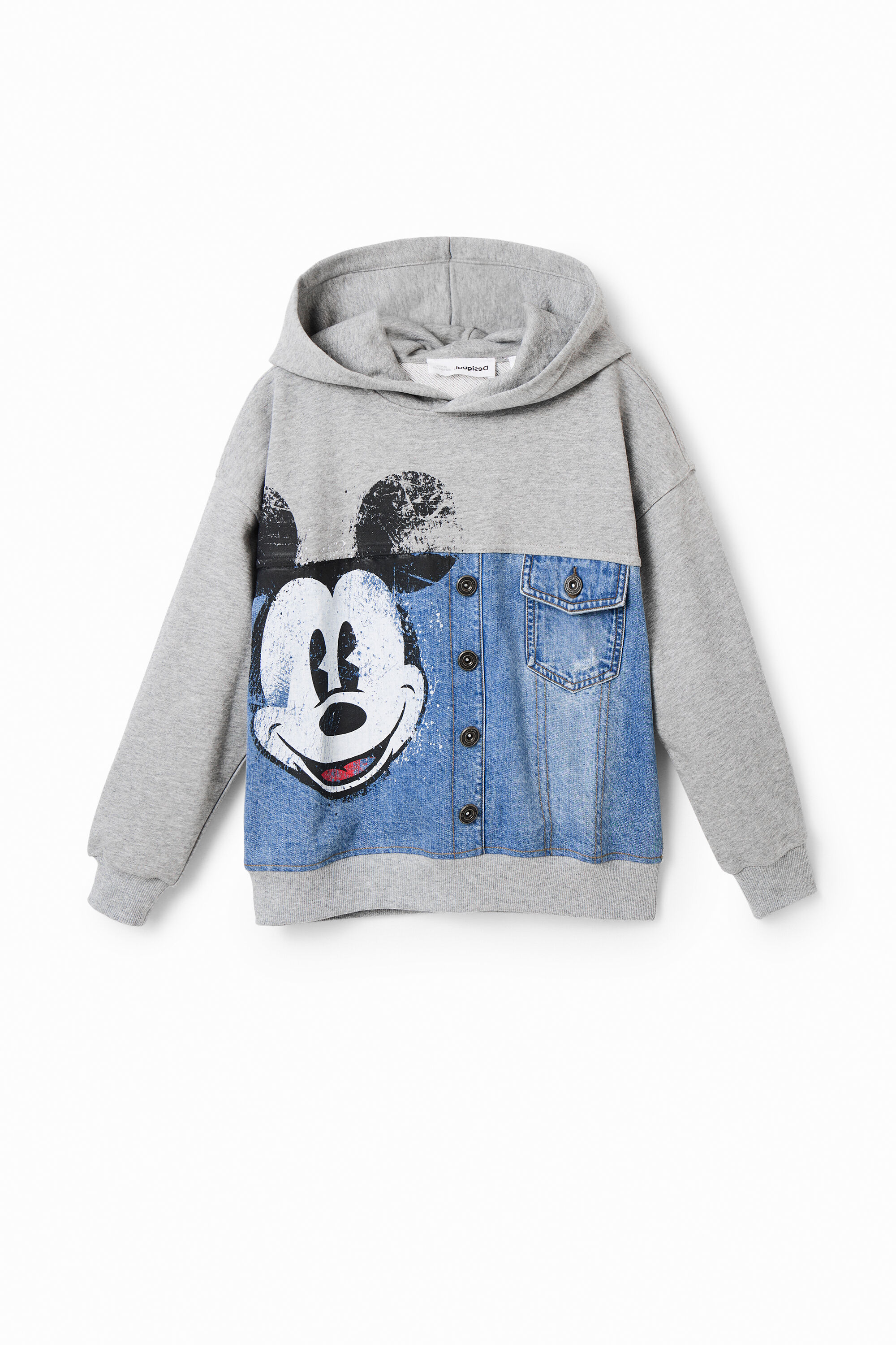 Oversize Mickey Mouse sweatshirt - BLACK - L