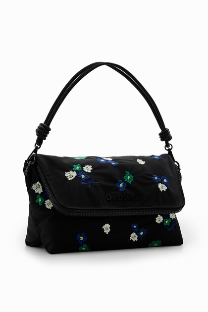 Large floral crossbody bag