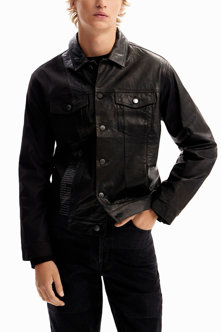 Chaqueta trucker piel | Desigual
