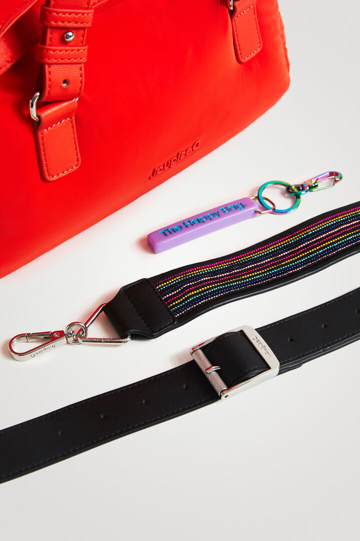 Einfarbige Handtasche technisches Gewebe | Desigual