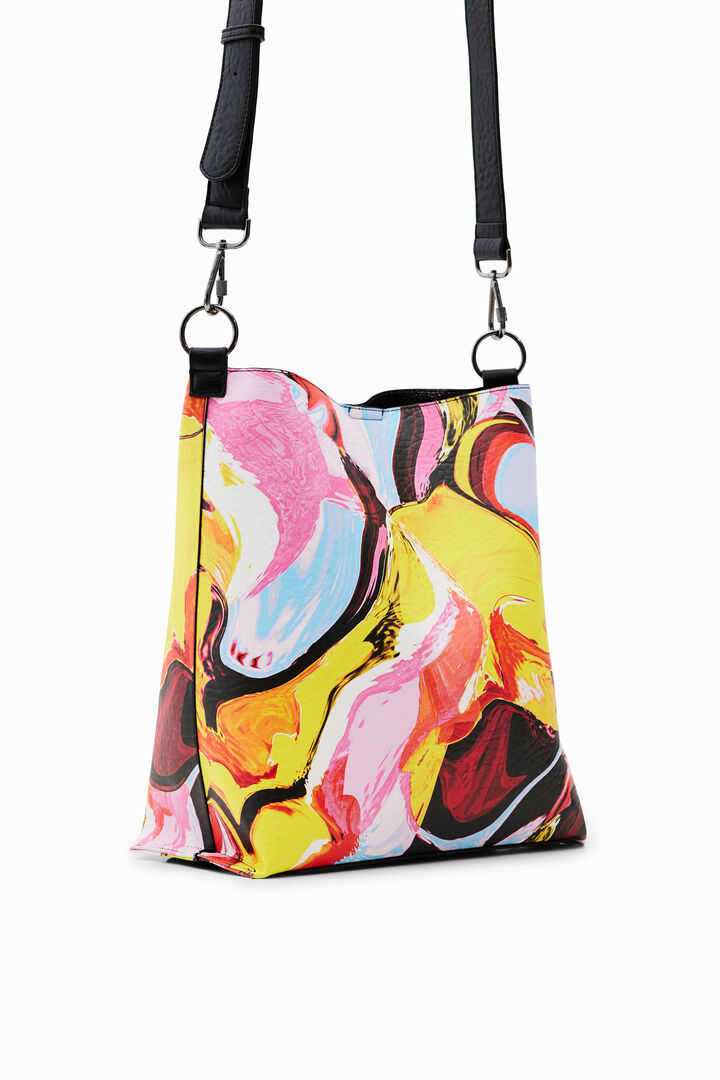 Large abstract bucket bag | Desigual