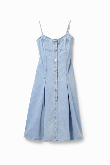 Vestit texà slim midi Maitrepierre | Desigual