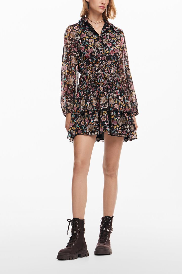 Short floral dress | Desigual