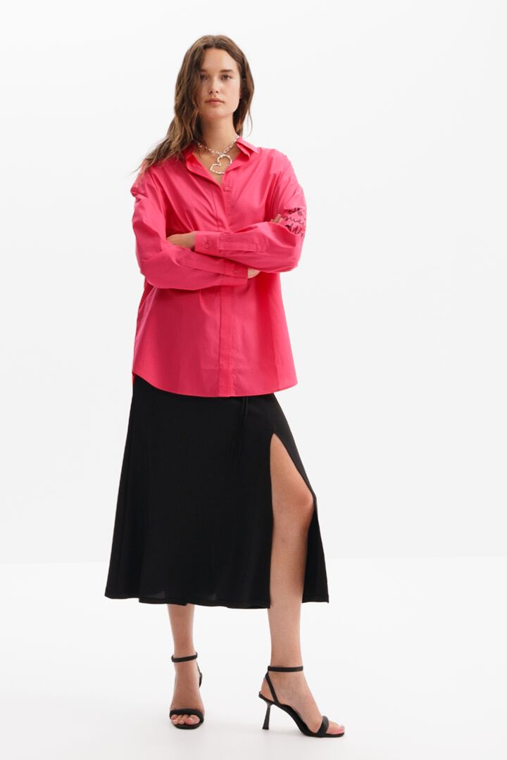 Camisa oversize caras | Desigual