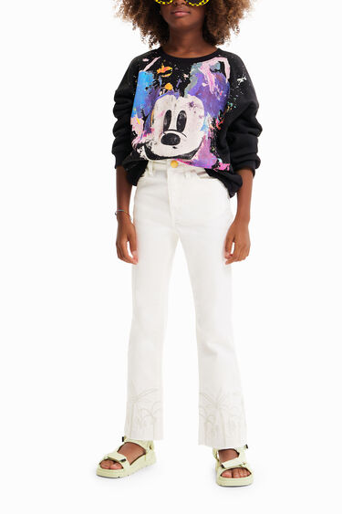 Disney's Mickey Mouse splatter sweatshirt | Desigual