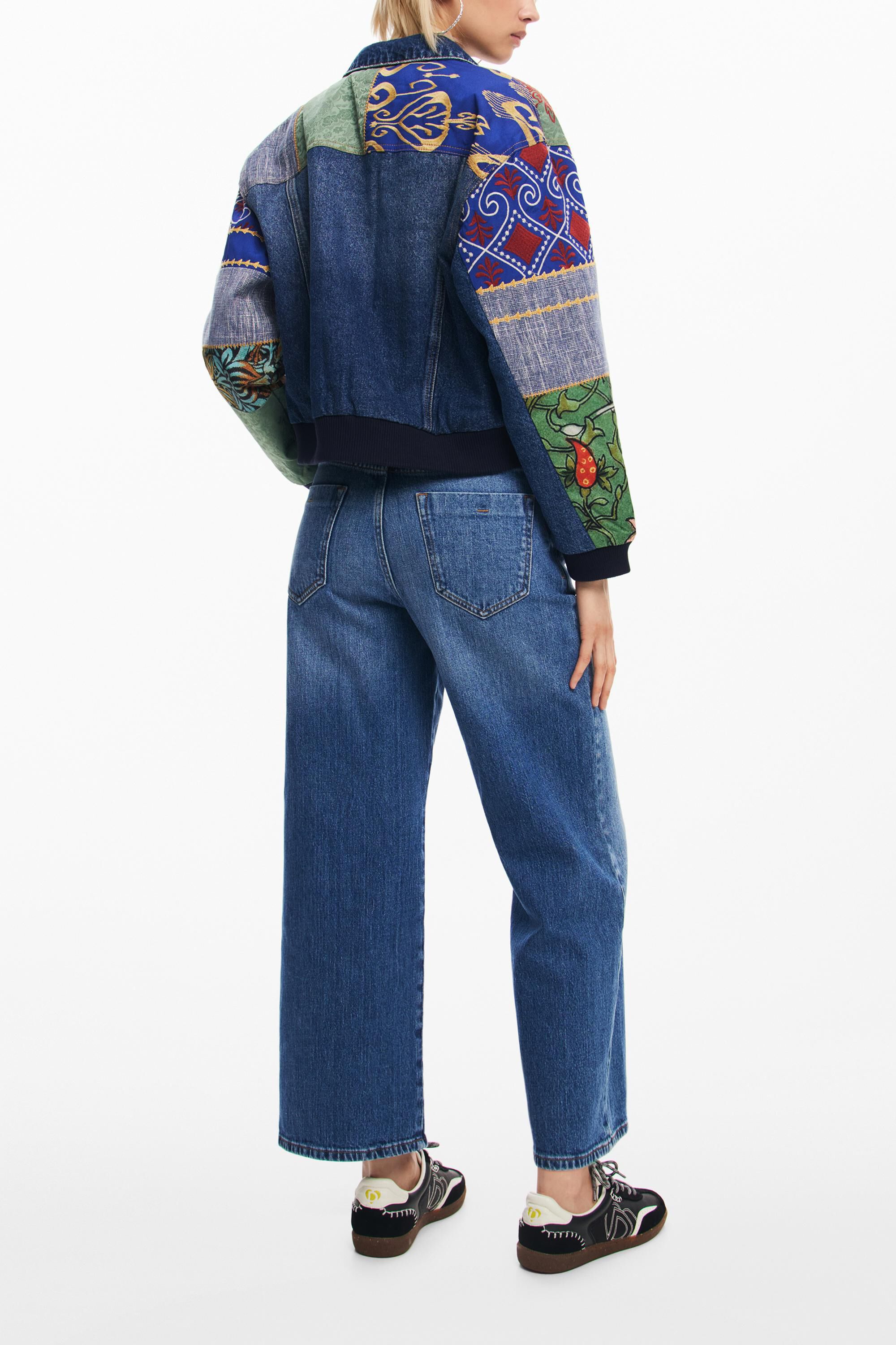 Patchwork denim jacket women's I Desigual.com