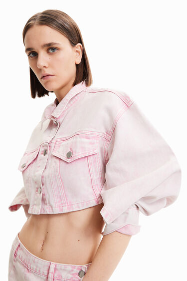Cazadora vaquera cropped Maitrepierre | Desigual
