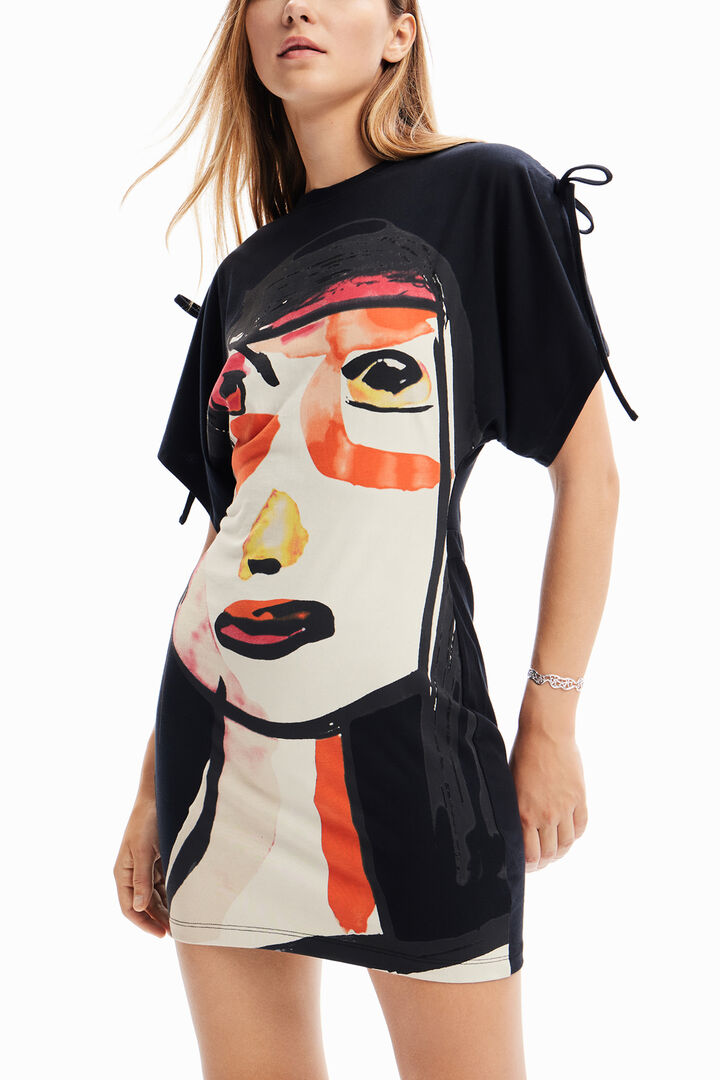 Vestit mini cara arty | Desigual