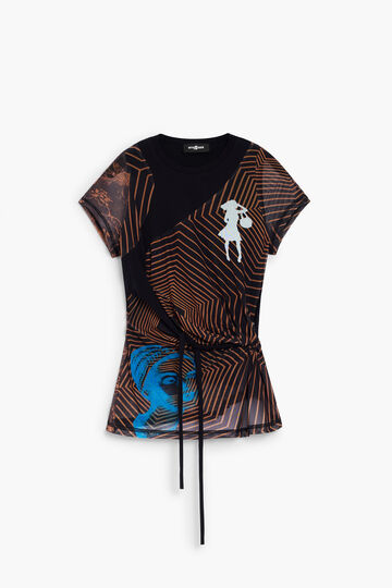 Printed tulle T-shirt Ottolinger | Desigual